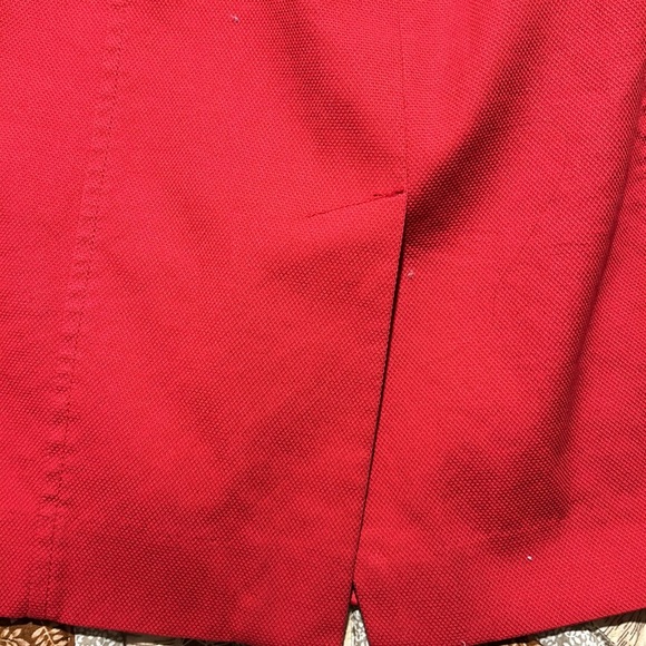 Talbots Red Sleeveless Dress size 12 - Picture 5 of 5